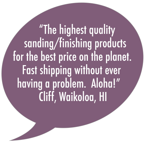 Klingspors Woodworking Shop testimonial sanding abrasives finishing products