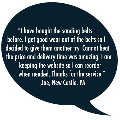 Klingspors Woodworking Shop testimonial sandpaper abrasives belts